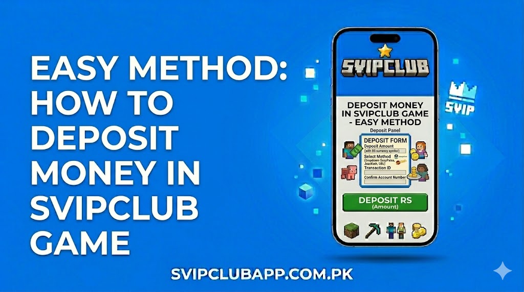 Deposit Money in SVipClub Game